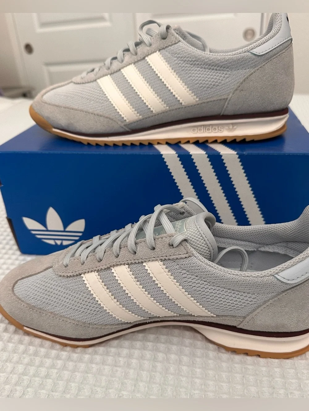 adidas SL 72 OG Women Sneakers Halo Blue & White size 8.5